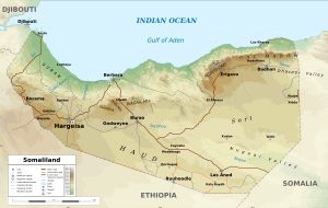 소말릴란드 지도