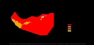 소말릴란드의 쾨펜 기후 구분 지도