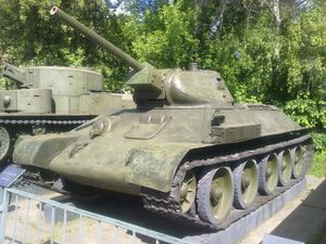 약 28000대 이상 대량생산된 소련전차 T-34.