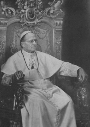 1939년 2월 6일, 사망 4일 전의 비오 11세