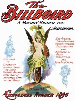 1896년 당시 빌보드 표지