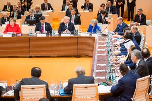 2017년 7월 7일 G20 정상회의 오찬