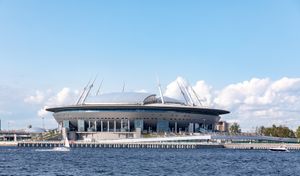 크레스토프스키 섬의 가즈프롬 아레나(크레스토프스키 스타디움)