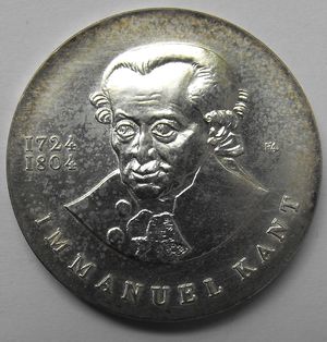 1974년 칸트를 기리는 동독 기념주화