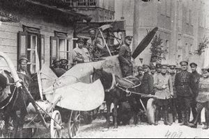 에스토니아군에 의해 격추된 란데스베어 항공기