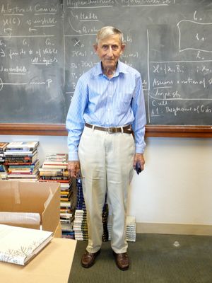 2007년 고등연구소에서의 프리먼 다이슨 (Freeman Dyson)