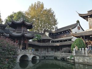 항저우의 역사적인 저택인 호설엄(胡雪巖)의 저택