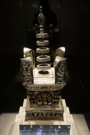 레이펑탑(雷峰塔) 유적지에서 발굴된 금은보탑, 절강성박물관(浙江省博物馆)