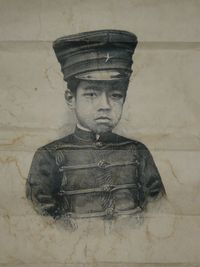 합다 기요시(合田清) 작 동판화 「다이쇼 천황」1900년