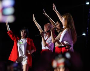 2017년 7월 19일 공연 중인 마마무