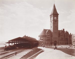 1898년 밀워키의 레이크 프런트 데포