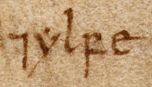 ylfe}}" ("and elves") in Beowulf