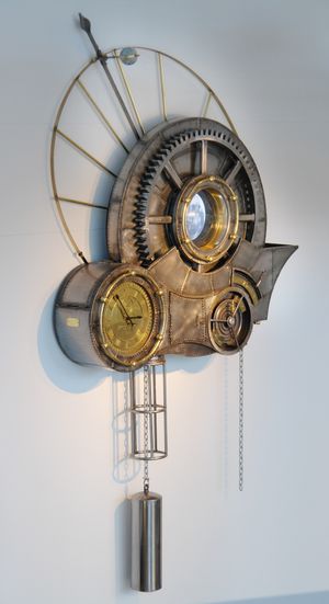 Tim Wetherell의 입체 예술 작품 Clockwork Universe 호주호주 과학기술관(2009년 9월 24일)