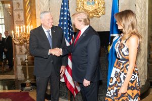 샤스타네와 미국 대통령 도널드 트럼프 (2019년)