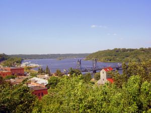 스틸워터 시의 세인트 크로이 강