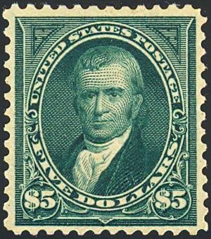 1894년 우편 발행에 등장하는 존 마셜