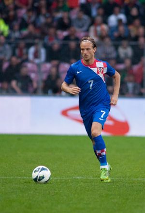 2013년 크로아티아 국가대표팀에서 활동하는 라키티치