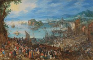 얀 브뤼헐(父)(Jan Brueghel)의 큰 어시장