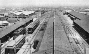 1927년 당시 아사쿠사 역 종착역(현 도쿄 스카이트리 역) 전경