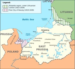 1923년부터 1939년까지의 동프로이센