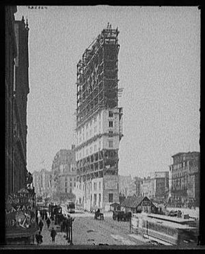 1904년의 원 타임스 스퀘어에 있던 구 타임스 빌딩