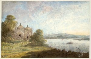 갠지스 강을 내려다보는 아크바리 모스크