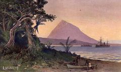 아피아에서 동쪽으로 10마일 떨어진 살루아파타 항구 (R. 헬그레베, 1908)