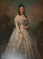 샤움부르크-리페의 헤르미네 공주(Princess Hermine of Schaumburg-Lippe), 1860년경