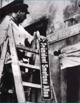 1939년 안타나스 스메토나 대통령 거리는 아돌프 히틀러 거리로 개명되었다