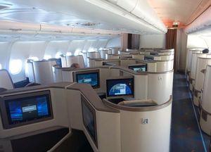 스리랑카 항공 A330-300 기종 비즈니스석 기내 엔터테인먼트 시스템