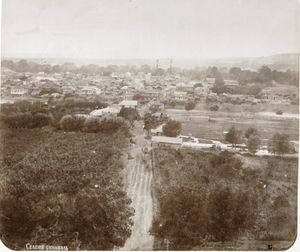 D. 루드네프가 1886년에 촬영한 츠힌발리의 빈티지 사진