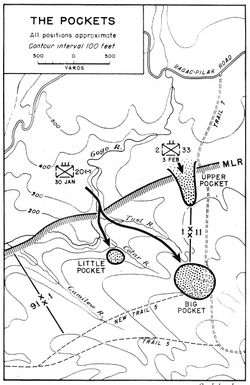 오리온-바가크 방어선의 포켓 전투