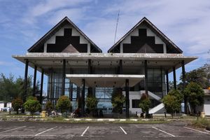 타라칸의 주와타 페리 터미널 건물