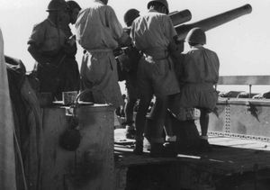 1942년 6월 메르사마트루의 이탈리아 대공포대