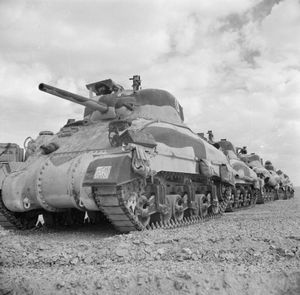 미국군으로부터 공여받은 M4 셔먼.