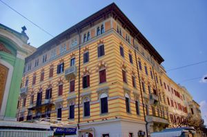 시장에 위치한 터키식 건물