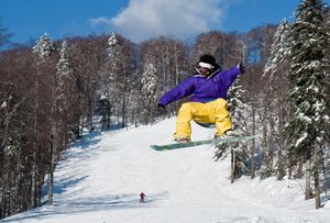 리예카 북쪽의 플라탁 스키 리조트