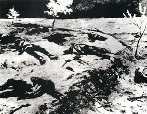 1921년 기레순 지역에서 학살된 그리스인들