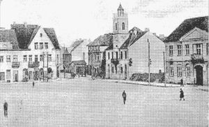 제2차 세계 대전 중 시장 광장