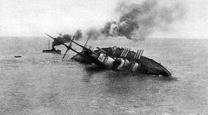 SMS 센트 이슈트반은 1918년 6월 10일 이탈리아 루이지 리조의 MAS의 어뢰 공격으로 침몰했다.