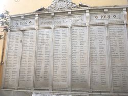 프랑스 드라기냥의 제1차 세계 대전 기념비