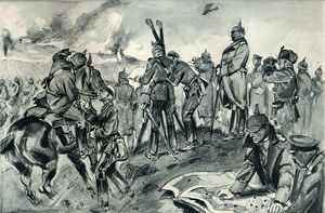 탄넨베르크 전투터에서의 힌덴부르크