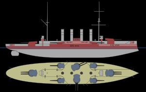 쿠니베르티의 "이상적인 전함"