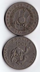 100 지부티 프랑(1977)