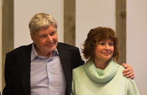 2013년 크뤼거와 그의 아내 아니타