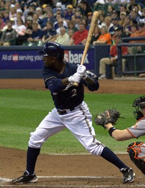 밀워키 브루어스 시절(2011년 5월 29일)