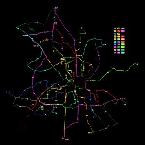 윈스턴세일럼 교통국 지도