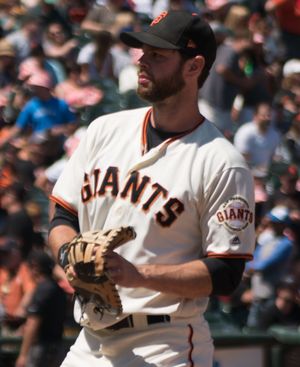 2017년 시즌 중인 브랜던 벨트