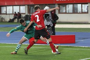 2012년 바이어 레버쿠젠에서 뛰던 슈바브