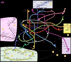마드리드 지하철 노선도